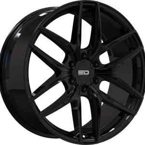 Euro Design – Forza 6 – Black – 20″x9″ 30mm – All weather Wheels – F2096393095GB